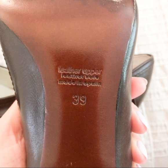 Steven Anguish Brown Leather Heel, Size 9 - Picture 7 of 8